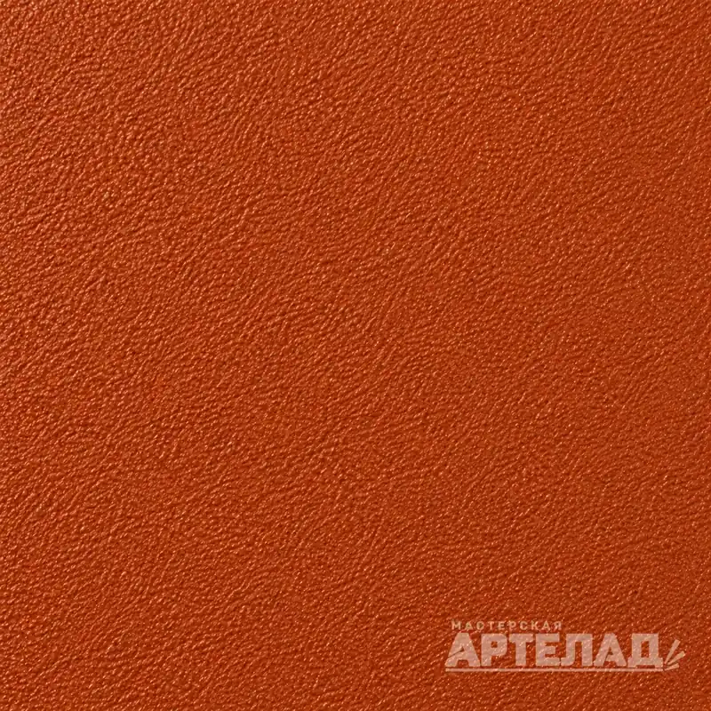 Образец порошковой краски муар RAL 2013 — Жемчужно-оранжевый, с водяным знаком АРТЕЛАД