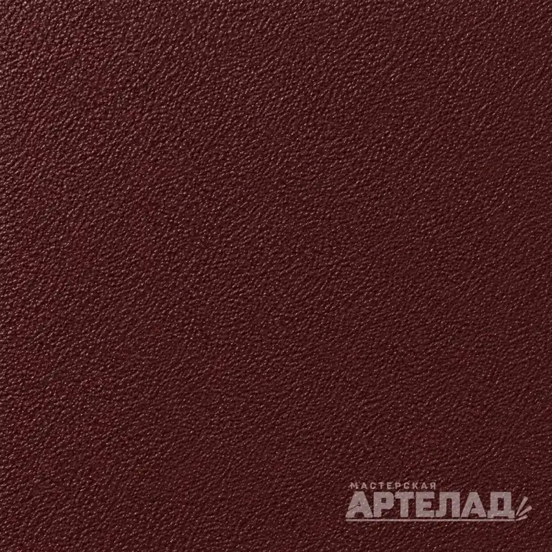 Образец порошковой краски муар RAL 3007 — Черно-красный, с водяным знаком АРТЕЛАД