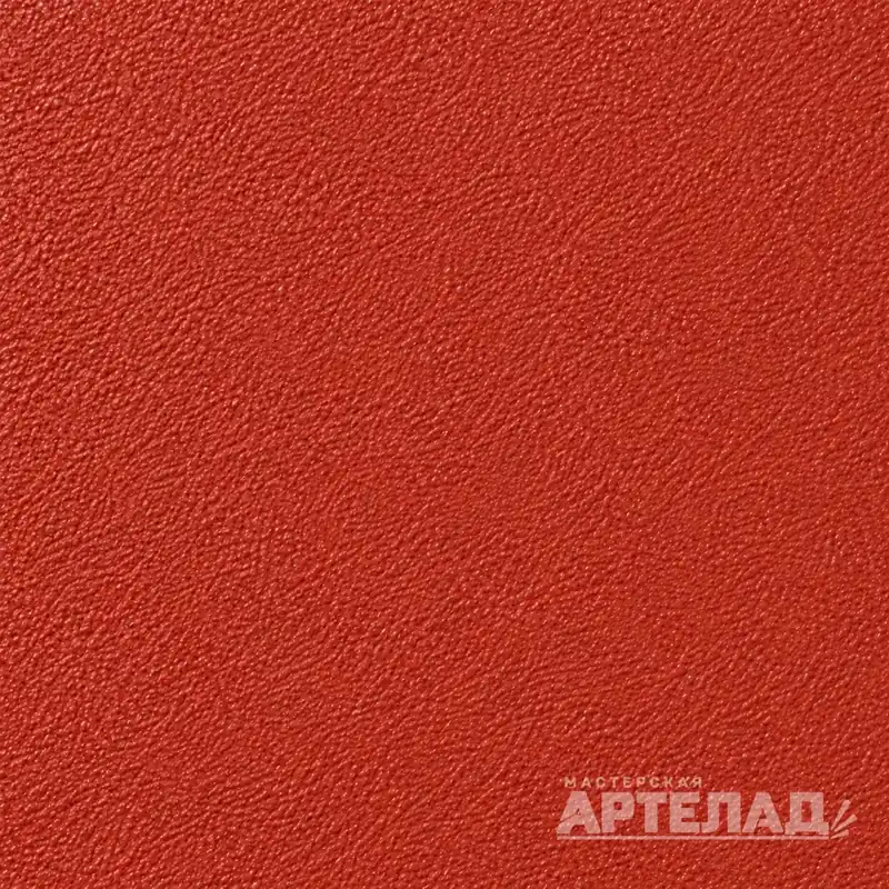 Образец порошковой краски муар RAL 3016 — Кораллово-красный, с водяным знаком АРТЕЛАД