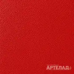 Порошковое покрытие муар RAL 3020 — Транспортный красный, образец АРТЕЛАД