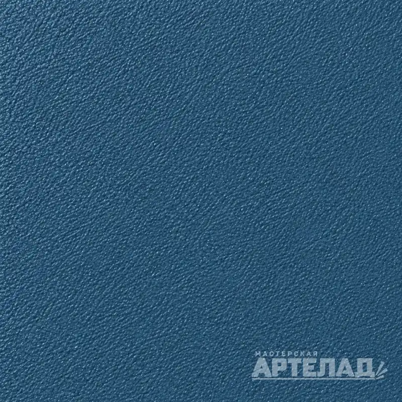 Образец порошковой краски муар RAL 5009 — Лазурно-синий, с водяным знаком АРТЕЛАД