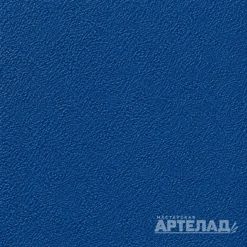 Образец порошковой краски муар RAL 5010 — Генцианово-синий, с водяным знаком АРТЕЛАД