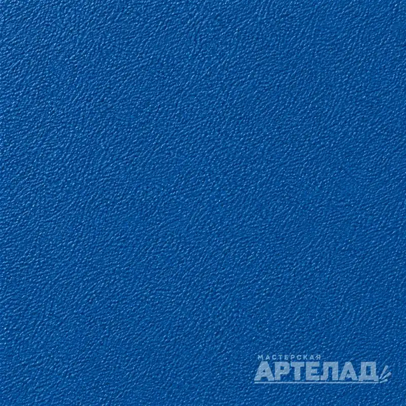 Образец порошковой краски муар RAL 5017 — Транспортный синий, с водяным знаком АРТЕЛАД