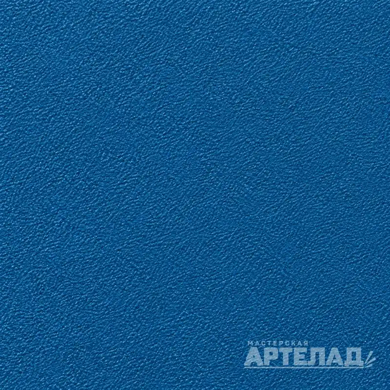 Образец порошковой краски муар RAL 5019 — Синий капри, с водяным знаком АРТЕЛАД