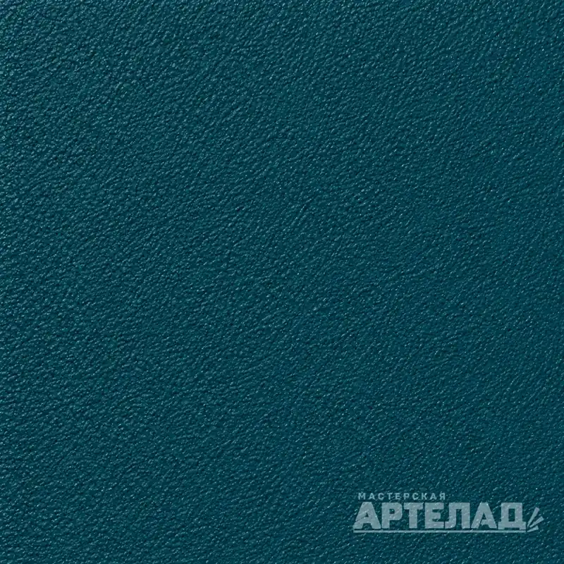 Образец порошковой краски муар RAL 5020 — Океанская синь, с водяным знаком АРТЕЛАД
