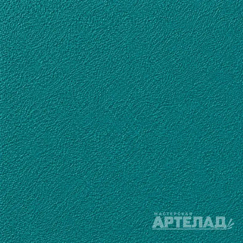 Образец порошковой краски муар RAL 5021 — Водная синь, с водяным знаком АРТЕЛАД