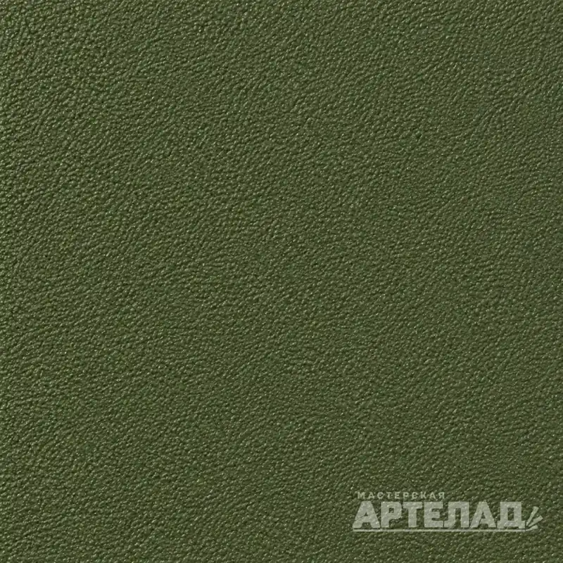 Образец порошковой краски муар RAL 6003 — Оливково-зеленый, с водяным знаком АРТЕЛАД