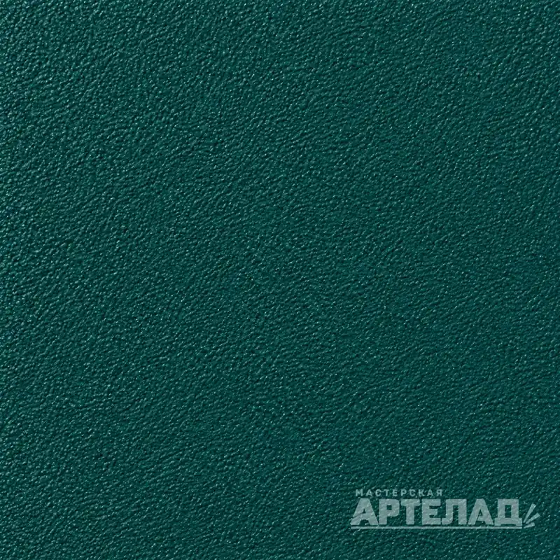 Образец порошковой краски муар RAL 6004 — Сине-зеленый, с водяным знаком АРТЕЛАД