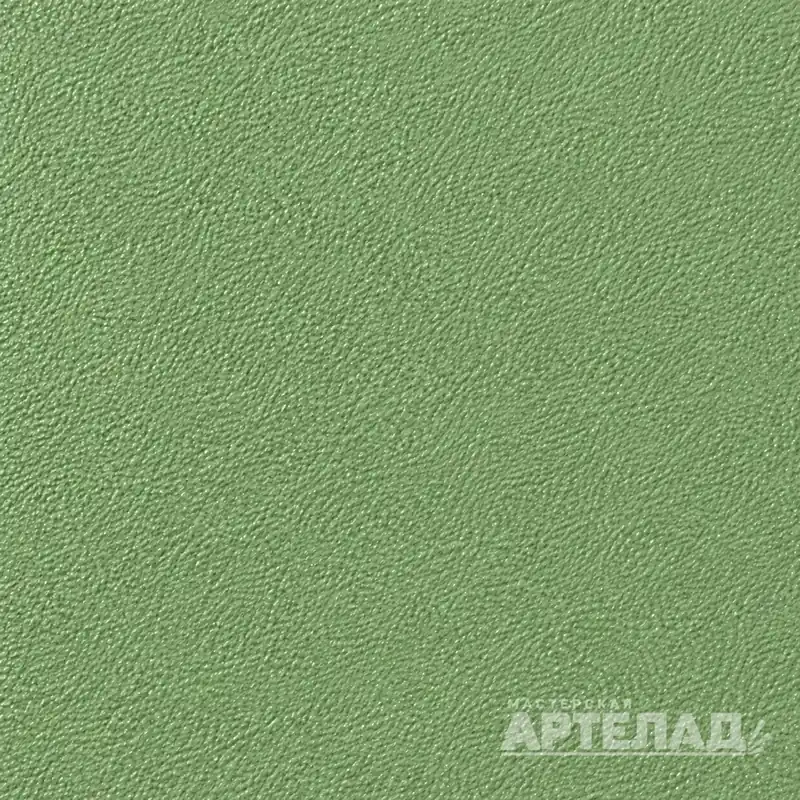 Образец порошковой краски муар RAL 6021 — Бледно-зеленый, с водяным знаком АРТЕЛАД