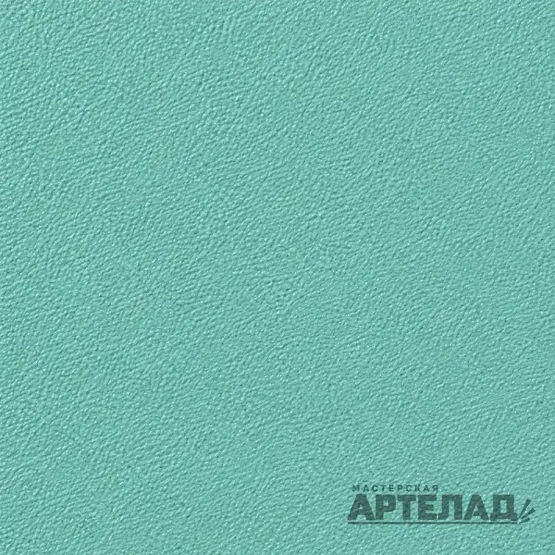 Образец порошковой краски муар RAL 6027 — Светло-зеленый, с водяным знаком АРТЕЛАД