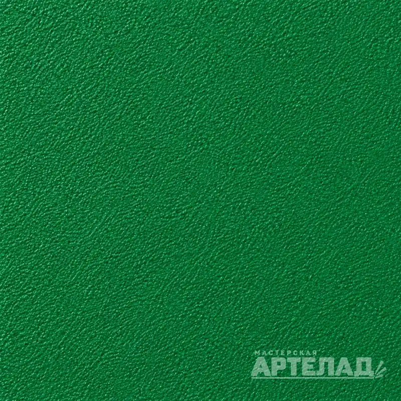 Образец порошковой краски муар RAL 6029 — Мятно-зеленый, с водяным знаком АРТЕЛАД