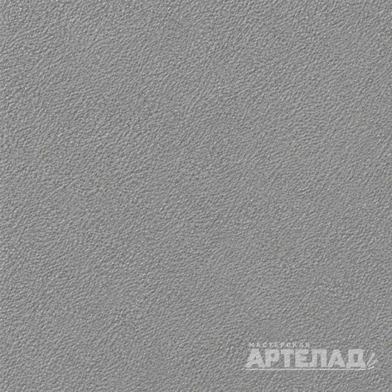 Образец порошковой краски муар RAL 7004 — Сигнальный серый, с водяным знаком АРТЕЛАД