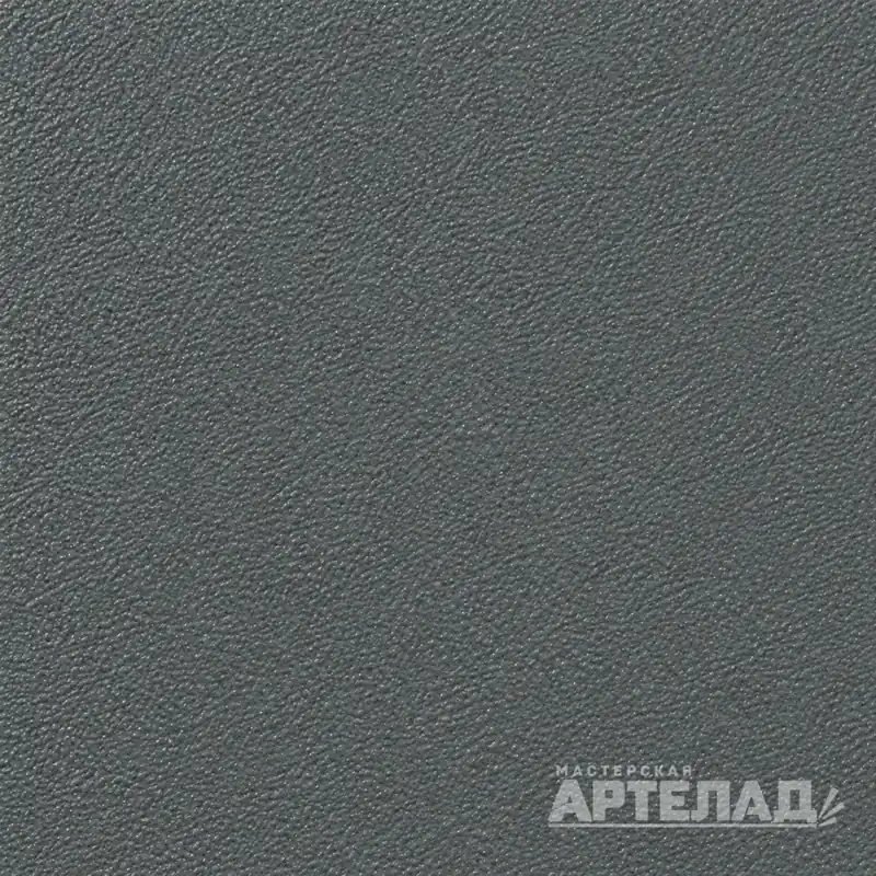 Образец порошковой краски муар RAL 7012 — Базальтово-серый, с водяным знаком АРТЕЛАД