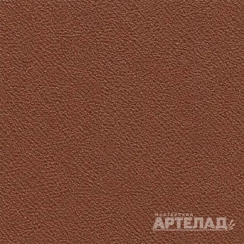 Образец порошковой краски муар RAL 8002 — Сигнальный коричневый, с водяным знаком АРТЕЛАД