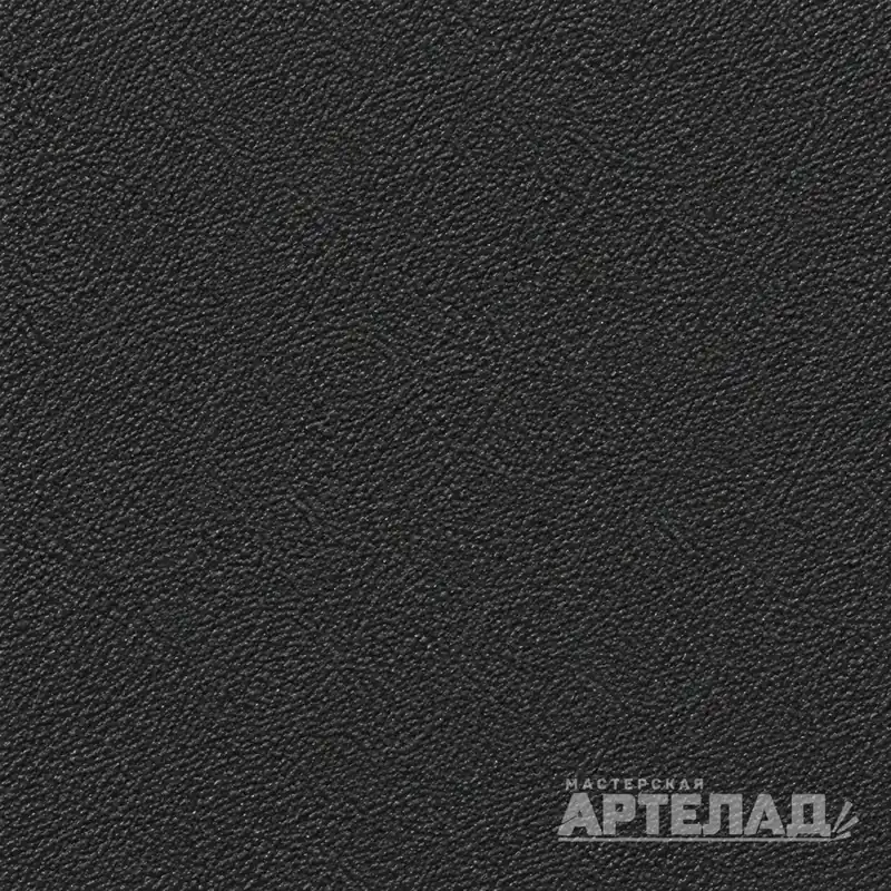 Образец порошковой краски муар RAL 9004 — Сигнальный черный, с водяным знаком АРТЕЛАД