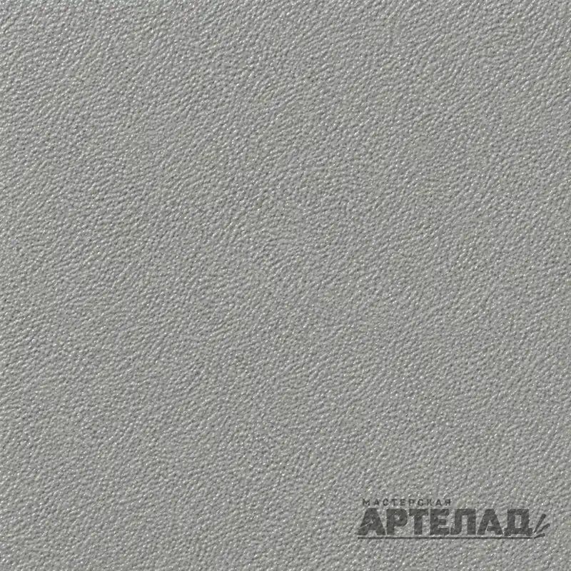 Образец порошковой краски муар RAL 9006 — Бело-алюминиевый, с водяным знаком АРТЕЛАД